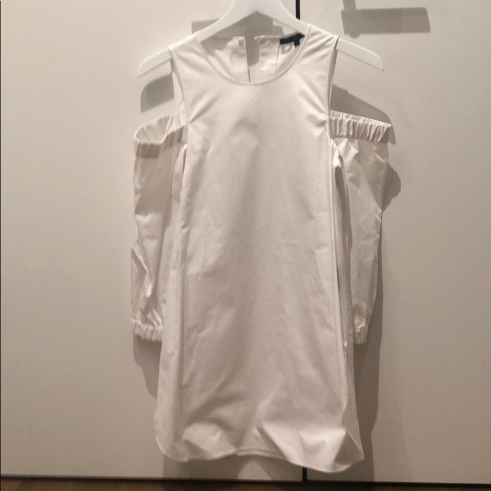 White cut out Tibi blouse